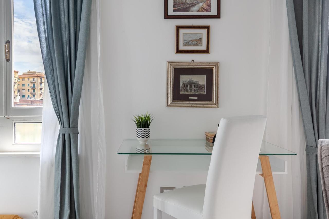 Lungarno Elegant Apartment With Panoramic Balcony Pisa Ngoại thất bức ảnh